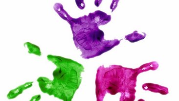 Coloured Hands Image