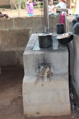 The people of Nandarola are thrilled with their eco-friendly stoves. COMMIT hopes to replace all the stoves in the village to improve the respiratory health of the people, as well as using less wood.  