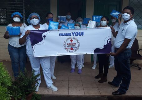 COMMIT provided the Nandaime hospital with much needed surgical and N95 masks to protect them from covid19.  Thanks to our many donors for making this possible.  